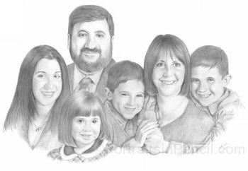 Portrait of Ellie's family